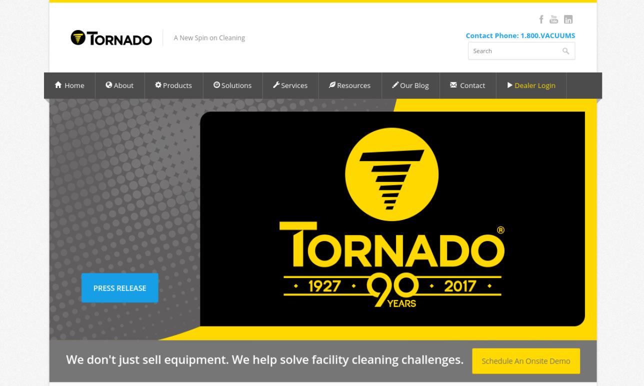 Tornado® Industries, Inc.